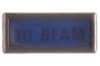 Lens - High Beam indicator - BLUE - Used ~ 1967 Mercury Cougar 1967,1967 cougar,cougar,dash,blue,indicator,lens,mercury,mercury cougar,signal,high,used,high beam,c7w,instrument,instrament,cluster,10a936,33979