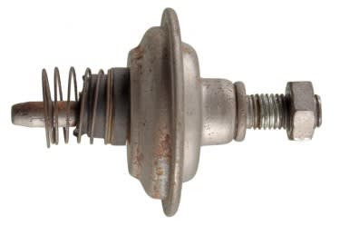 Dashpot - Carburetor - Long - Used ~ 1968 - 1970 Mercury Cougar / 1968 - 1970 Ford and Mustang  1968,1968 cougar,1968 mustang,1967,1967 cougar,1967 mustang,1967,1967 cougar,1967 mustang,34032,C7W,C7Z,C8W,C8Z,c6z,c5Z,bracket,c8az-9b449-a,carburetor,cougar,dash,dashpot,ford,ford mustang,mercury,mercury cougar,mustang,pot,used,9b449,