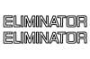 Single Stripe - Eliminator - Script Decal - Quarter Panel - Driver / Passenger Side - Repro ~ 1970 Mercury Cougar Eliminator 34045,1970,1970 cougar,D0W,cougar,eliminator,script,decal,quarter,quarter panel,kit,mercury,mercury cougar,repro,single,stripe,driver,drivers,drivers,passenger,passengers,passengers