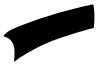 Single Stripe - Eliminator - Reverse Light - Driver Side - Repro ~ 1970 Mercury Cougar Eliminator 34048,1970,1970 cougar,D0W,cougar,eliminator,back,up,light,trim,reverse,rear,mercury,mercury cougar,repro,single,stripe,driver,drivers,drivers