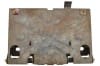 License Plate / Gas Door - Used ~ 1971 - 1973 Mercury Cougar D1WY-13422-A,D1WB-13393,1971,1971 cougar,1972,1972 cougar,d1w,d2w,d3w,cougar,cover,door,fuel,gas,license,mercury,mercury cougar,plate,used,bracket,mounting,tag,frame,hinge,filler,hidden,34055