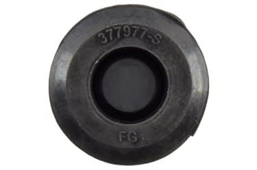 Plug - Underside Access - 3/4 Inch Hole - Fixed Column - RUBBER - Repro ~ 1968 - 1969 Mercury Cougar / 1968 - 1969 Ford Mustang  377977-S,new,repro,34086,1968,1968 cougar,1968 mustang,1969,1969 cougar,1969 mustang,access,c8w,c8z,c9w,c9z,column,cougar,fixed,ford,ford mustang,hole,mercury,mercury cougar,mustang,plug,rubber,underside,used,15-0025