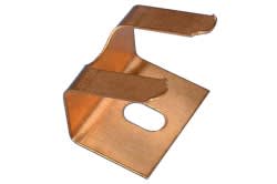 Ground Strap - Hood To Cowl - Repro ~ 1969 - 1970 Mercury Cougar / 1969 - 1970 Ford Mustang  1969,1969 cougar,1969 mustang,1970,1970 cougar,1970 mustang,c9w,c9z,cougar,cowl,d0w,d0z,ford,ford mustang,ground,hood,mercury,mercury cougar,mustang,strap,repro,reproduction,new,34090