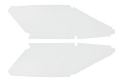 Sail Panels - Interior - WHITE - Economy - Repro ~ 1969 - 1970 Mercury Cougar 42093-clone1 1969,1969 cougar,1970,1970 cougar,aqua,c9w,cougar,d0w,head,headliner,interior,liner,mercury,mercury cougar,new,panels,repro,reproduction,sail,economy,34161,fabric,interior,roof,liner,xr7,white