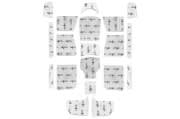 Floor Insulation / Sound Barrier Kit - 19 Piece - Repro ~ 1967 - 1968 Mercury Cougar   34173,/,19,1967,1967 cougar,1968,1968 cougar,C7W,C8W,barrier,cougar,floor,foil,insulation,kit,lay,mercury,mercury cougar,piece,repro,sheet,sheeting,sound,under,underlay,damp,dampening