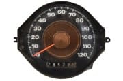 Gauge - Speedometer - Standard - Grade B - Used ~ 1971 - 1973 Mercury Cougar  D1WY-17255-A,1971,1971 cougar,1972,1972 cougar,1973,1973 cougar,cougar,d1w,d2w,d3w,gauge,mercury,mercury cougar,speedometer,used,speedo,grade,b,34205,standard