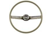 Steering Wheel - Standard - LIGHT IVY GOLD / LIGHT GREEN - Repro ~ 1968 - 1969 Mercury Cougar / 1968 - 1969 Ford Mustang 23546-clone1 1968,1968 cougar,1968 mustang,1969,1969 cougar,1969 mustang,c8w,c8z,c9w,c9z,cougar,ford,ford mustang,gold,green,ivy,mercury,mercury cougar,mustang,new,repro,reproduction,standard,steering,wheel,light,lite,34215