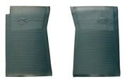 Floor Mats - Rubber - Cougar Logo - Front Only - Dark Green - NOS ~ 1967 - 1973 Mercury Cougar  1970,1970 cougar,1971,1971 cougar,1972,1972 cougar,1973,1973 cougar,D0W,D1W,D2W,D3W,cougar,mercury,mercury cougar,1967,1967 cougar,1968,1968 cougar,1969,1969 cougar,C7W,C8W,C9W,cougar,embossed,engraved,floor,floor mat,logo,mats,mercury,mercury cougar,rubber,nos,new,old,stock,dark,green,34230,mats