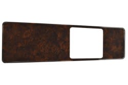 Insert - Center Console - XR7 - Burl - PREMIUM - Repro ~ 1969 Mercury Cougar  1969,1969 cougar,burl,c9w,center,center console,console,cougar,grain,insert,mercury,mercury cougar,new,plate,repro,reproduction,wood,woodgrain,xr7,deal,34264,premium
