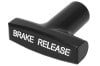 Parking Brake Handle - Repro ~ 1970 Mercury Cougar / 1970 Ford Mustang brake,grab,handle,park,parking,repro,reproduction,silver,release,1970,1970 cougar,1970 mustang,D0W,D0Z,cougar,ford,ford mustang,mercury,mercury cougar,mustang,34281,e