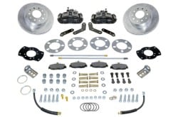 Rear Drum to Disc Conversion - Direct Fit - Small Block - New ~ 1967 - 1973 Mercury Cougar / 1967 - 1973 Ford Mustang  34300,1967,1967 cougar,1967 mustang,1968,1968 cougar,1968 mustang,1969,1969 cougar,1969 mustang,1970,1970 cougar,1970 mustang,1971,1971 cougar,1971 mustang,1972,1972 cougar,1972 mustang,1973,1973 cougar,1973 mustang,C7W,C7Z,C8W,C8Z,C9W,C9Z,D0W,D0Z,D1W,D1Z,D2W,D2Z,D3W,D3Z,brake,conversion,convert,cougar,drum,ford,ford mustang,kit,mercury,mercury cougar,mustang,new,repro,reproduction,set