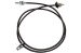 Speedometer Cable - Manual Transmission - 4 Speed - Repro ~ 1967 - 1968 Mercury Cougar / 1967 - 1968 Ford Mustang 1002006,674pdspdocbl,e3f9 1967,1967 cougar,1967 mustang,1968,1968 cougar,1968 mustang,c7w,c7z,c8w,c8z,cable,cougar,ford,ford mustang,four,manual,mercury,mercury cougar,mustang,new,repro,reproduction,speed,speedometer,transmission,42006