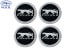 Decal - Center Cap - BLACK - w/ Chrome Walking Cat Logo - Shelby 10 Spoke Wheels - Set of 4 - NOS ~ 1967 - 1973 Mercury Cougar 1002170,1000637-x4,cc19x4 1967,1967 cougar,1968,1968 cougar,1969,1969 cougar,1970,1970 cougar,1971,1971 cougar,1972,1972 cougar,1973,1973 cougar,c7w,c8w,c9w,cap,cat,center,cougar,d0w,d1w,d2w,d3w,decals,mercury,mercury cougar,new,new old stock,nos,old,set,stock,walking,decal,shelby,american,how to sharpen your cats claws,center,cap,walking,cat,steven,label,corp,42170