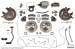 Disc Brake Conversion - Complete - Repro & Used ~ 1967 - 1970 Mercury Cougar / 1967 - 1970 Ford Mustang  1967,1967 mustang,1968,1968 mustang,1969,1969 mustang,1970,1970 mustang,C7Z,C8Z,C9Z,D0Z,ford,ford mustang,mustang,1967,1967 cougar,1968,1968 cougar,1969,1969 cougar,1970,1970 cougar,C7W,C8W,C9W,D0W,complete,conversion,cougar,disc brake conversion,kit,mercury,mercury cougar,used,break,64512