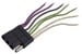 Wiring Pigtail - Under Dash Harness to Turn Signal Relay EARLY - Used ~ 1967 Mercury Cougar 6521518 1967,1967 cougar,c7w,cougar,dash,harness,lead,loom,main,mercury,mercury cougar,pigtail,plug,relay,repair,signal,standard,turn,under,used,wiring,xr7,15616,turn lamp