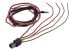 Wiring Pigtail - Under Dash Harness from Tach to Turn Signal / Ignition / & Back-up Lamp Switches - XR7 - Used ~ 1967 - 1968 Mercury Cougar XR7 6521543 1967,1967 cougar,1968,1968 cougar,back-up,c7w,c8w,cougar,dash,door,driver,harness,ignition switch,ingition,lamp,mercury,mercury cougar,pigtail,pillar,pink,plug,resistance,side,signal,switch,tach,tachometer,turn,under,used,wire,xr7,15641,turn lamp