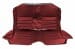 Interior Upholstery - Vinyl - Standard - Coupe - DARK RED - Rear Seat - Repro ~ 1970 Mercury Cougar 2001411,70stdintkit-1d -ro,70stdintkit-1d-ro,70stdintkit-ro-1d 1970,1970 cougar,cougar,d0w,dark,interior,kit,mercury,mercury cougar,new,only,rear,red,repro,reproduction,standard,upholstery,x,r,7,xr7,cover,back,seat,15060