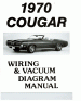Wiring & Vacuum Diagram - Repro ~ 1970 Mercury Cougar 5092,1000092,mp261 1970,1970 cougar,amp,cougar,d0w,diagram,manual,mercury,mercury cougar,new,repro,reproduction,vacuum,wiring,book, booklet, diagram, pamphlet, flyer, guide, schematic, diagnostic, brochure,25946