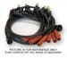 351C Concours Spark Plug Wire Set - Repro ~ 1971 Mercury Cougar - 1971 Ford Mustang 411155,10011155 1971,1971 cougar,1971 mustang,351c,7mm,concours,correct,cougar,d1w,d1z,ford,ford mustang,mercury,mercury cougar,mustang,new,plug,repro,reproduction,set,spark,wire,10571
