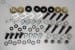 Fastener Kit - Bumper - Complete - Front and Rear - Repro ~ 1967 - 1968 Mercury Cougar 1001147,f2f03,67w-bm 1967,1967 cougar,1968,1968 cougar,amp,bumper,c7w,c8w,complete,cougar,front,kit,mercury,mercury cougar,mounting,new,rear,repro,reproduction,bolt,fastener,bolts,41147