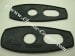 Gaskets - Spoiler - Rear Deck / Trunk Lid - ECONOMY - PAIR - Repro ~ 1969 - 1970 Mercury Cougar - 1969 - 1970 Ford Mustang 2000246,d2f7,d527 1969,1969 cougar,1969 mustang,1970,1970 cougar,1970 mustang,c9w,c9z,cougar,d0w,d0z,deck,ford,ford mustang,gasket,gaskets,lid,mercury,mercury cougar,mustang,new,pair,rear,repro,reproduction,spoiler,trunk,seal,driver,drivers,driver