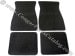 Floor Mats - COUPE ONLY - BLACK Carpet - Repro ~ 1971 - 1973 Mercury Cougar 2001634 1971,1971 cougar,1972,1972 cougar,1973,1973 cougar,black,carpeted,cougar,coupe,d1w,d2w,d3w,floor,mats,mercury,mercury cougar,new,repro,reproduction,15278